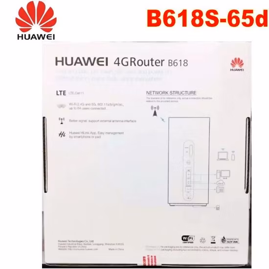 Nuevo enrutador CPE de 600Mbps para exteriores Huawei B618s-65D 4G LTE desbloqueado con puerta de enlace de puerto LAN