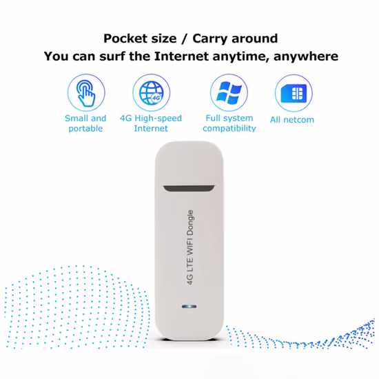 Punto de acceso inalámbrico USB 4G 5g LTE Módem Tarjeta SIM WiFi Dongle Router