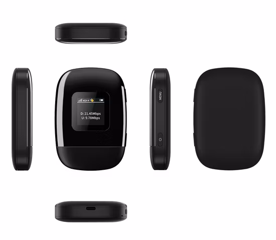 Venta caliente 3G 4G LTE Inalámbrico Personalizado Mifi B42 B43 Cat12 Enrutador WiFi Goble de doble banda con enrutador de banco de energía