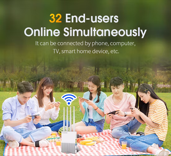 Comfast CF-E3 300Mbps 4 Antenas 3G 4G LTE Router WiFi 4G con ranura para tarjeta SIM