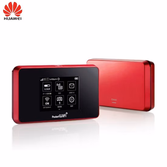 Desbloqueado Huawei- 504hw Pocket 4G WiFi Router LTE Newifi Mini WiFi Booster Portable Openwrt con ranura para tarjeta SIM